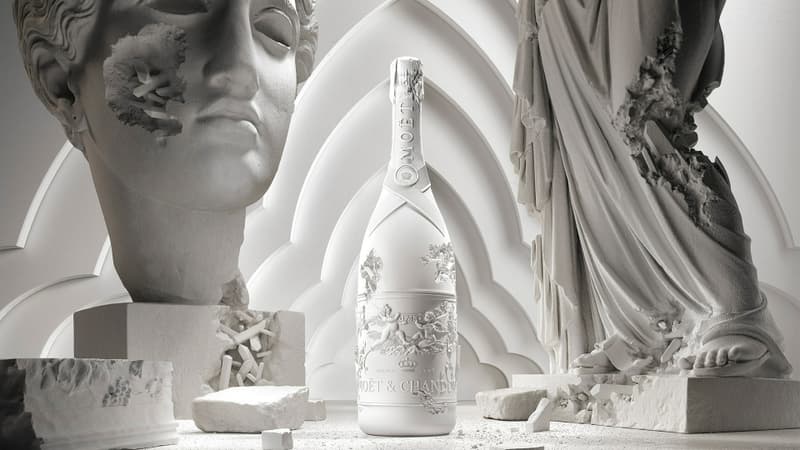 Moët & Chandon présente son champagne anniversaire et collabore avec l'artiste Daniel Arsham