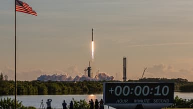 Lancement d'une fusée SpaceX Falcon 9 (image d'illustration)