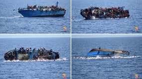 Chavirage d'un bateau mercredi au large des côtes de la Lybie. 