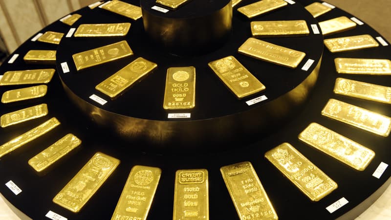 L'once d'or fin a dégringolé de près de 80 dollars depuis ses derniers plus hauts de début mai.
