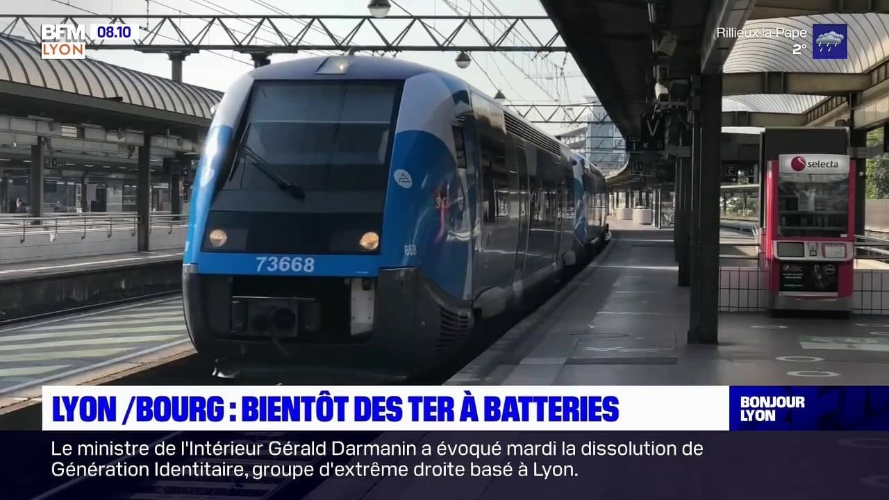 Transports la SNCF va expérimenter des trains à batterie sur la ligne