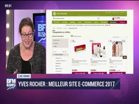 Les News: Yves Rocher, meilleur site e-commerce par la Fevad -16/12