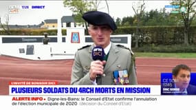 Gap: pour Jérémy West, lieutenant-colonel du 4e régiment de chasseurs de Gap, le 4e régiment de chasseurs a "souffert ces dernières années de plusieurs pertes"