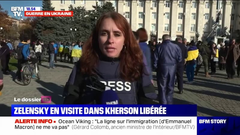 Désormais libérée, la ville de Kherson s'anime à nouveau