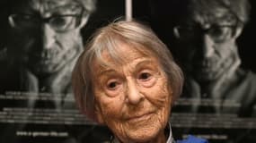 Brunhilde Pomsel, la secrétaire du chef de la propagande du régime nazi Joseph Goebbels, ici le 29 juin 2016 à Munich, est décédée à l'âge de 106 ans