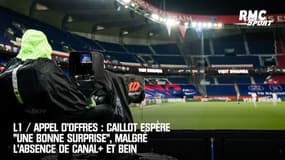 L1 / Appel d'offres : Caillot espère "une bonne surprise", malgré l'absence de Canal+ et BeIN