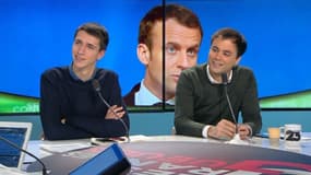 Maxime Lledo et Charles Consigny sur le plateau des GG