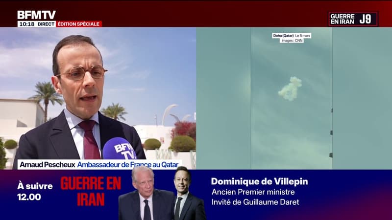 Guerre au Moyen-Orient: "Quand le Qatar est attaqué, dans le cadre des accords de défense, nous nous portons en appui", explique l'ambassadeur de France