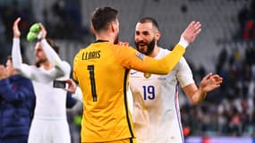 Hugo Lloris et Karim Benzema