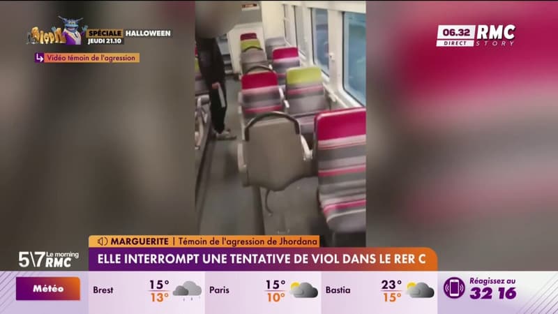 Elle interrompt une tentative de viol dans le RER C