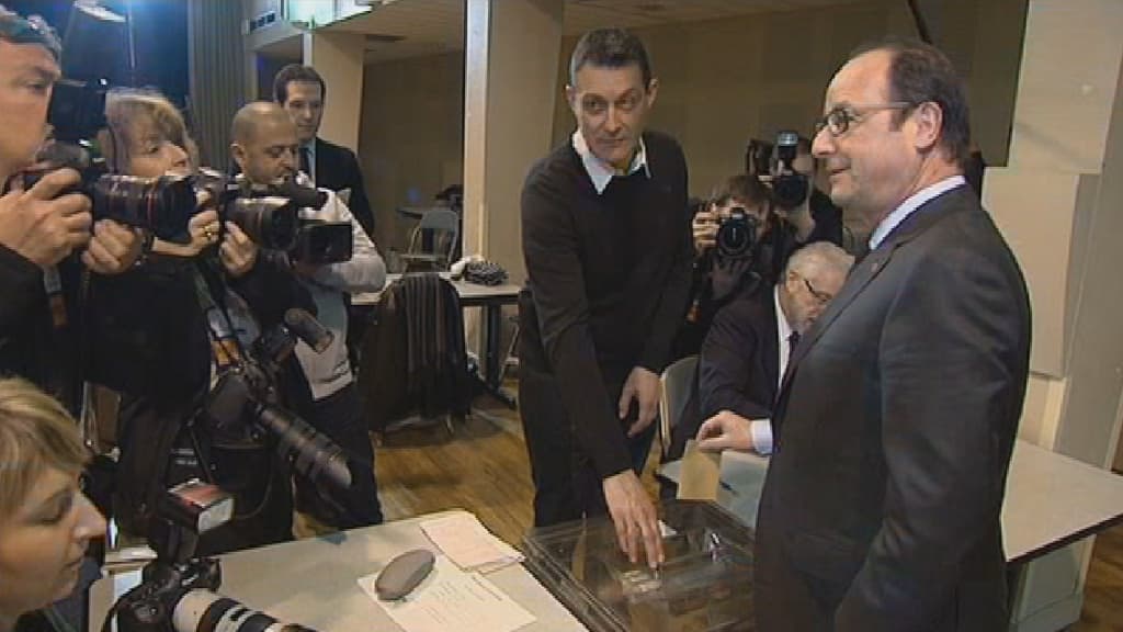 François Hollande à Tulle, le 29 mars. François Hollande à Tulle, le 29 mars.