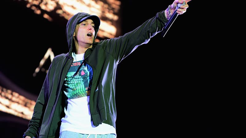 Eminem sur scène en août 2014