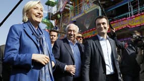 Marine Le Pen et Florian Philippot en avril 2017