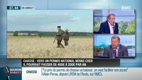 "Aujourd'hui le droit de chasse est très ancré au territoire, la porte d'entrée c'est la fédération départementale, et donc un prix différent dans chaque département"