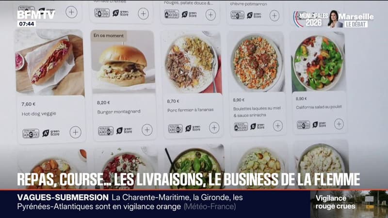 Repas, courses... depuis le Covid-19, les livraisons à domicile et les plats préparés ont explosé en France