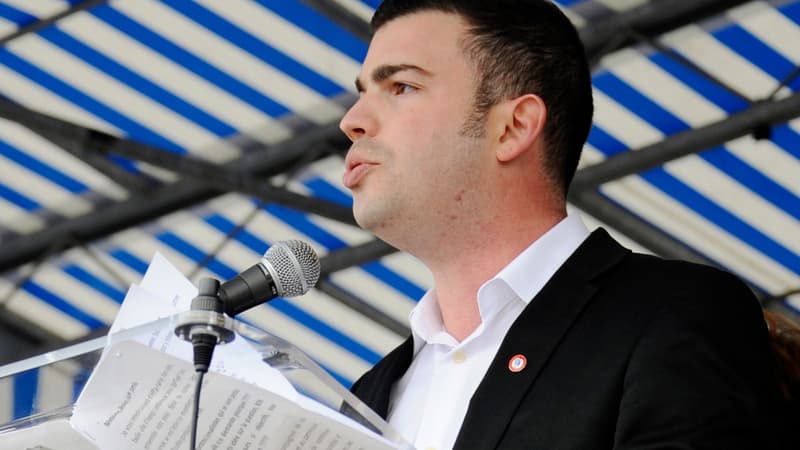 Le maire FN d'Hayange, Fabien Engelmann, le 14 septembre 2014.