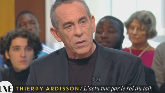 Thierry Ardisson sur le plateau de "La Nouvelle Edition"