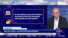 Je suis malade à cause de la troisième dose. Mon certificat de vaccination peut-il justifier un arrêt maladie ?