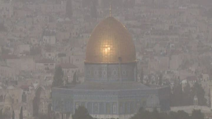 Israël a été touché par une tempête de sable, mercredi