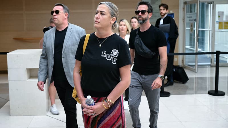 Caroline Darian, la fille de Gisèle Pelicot, le 5 septembre 2024 au procès des viols de Mazan à Avignon. 