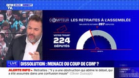 COMPTEUR BFMTV - 224 députes affirment qu'ils voteront pour la réforme des retraites