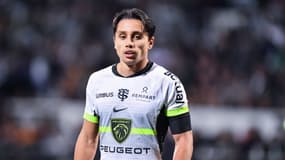 Ange Capuozzo avec le Stade Toulousain, en décembre 2023.
