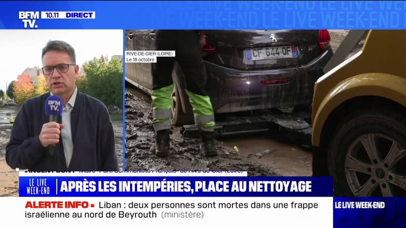 Crues: La première priorité c'est de redonner un visage normal à la commune, affirme Vincent Bony, maire PCF de Rive-de-Gier