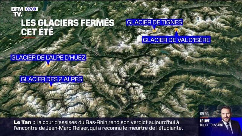 En France, plusieurs glaciers fermés cet été, pour éviter les risques d'effondrement