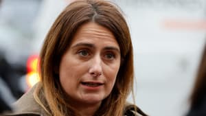 Marine Tondelier, secrétaire nationale des Ecologistes, le 20 février 2025 à Paris