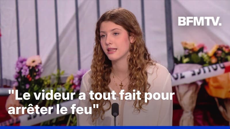Crans-Montana: "Le videur a tout fait pour arrêter le feu", raconte Victoria, rescapée de l'incendie