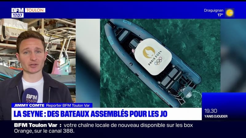 JO 2024: des bateaux assemblés à La Seyne-sur-Mer pour encadrer les épreuves de voile