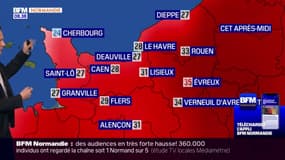 Météo Normandie: un dimanche encore chaud et ensoleillé, 33°C à Rouen