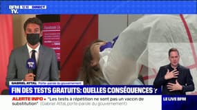 Gabriel Attal: "Certains se font vacciner avec des doutes (...) mais surtout avec une grande responsabilité"