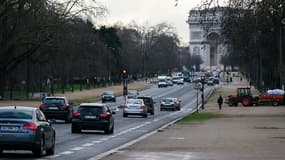 L'avenue Foch à Paris, le 23 janvier 2014 (photo d'illustration).