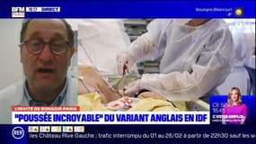 Variant anglais en Ile-de-France: le nombre de patients hospitalisés augmente doucement mais surement" assure Jean-François Timsit