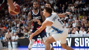Amath M'Baye lors du match de préparation contre l'Argentine