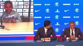 La présentation de Kylian Mbappé