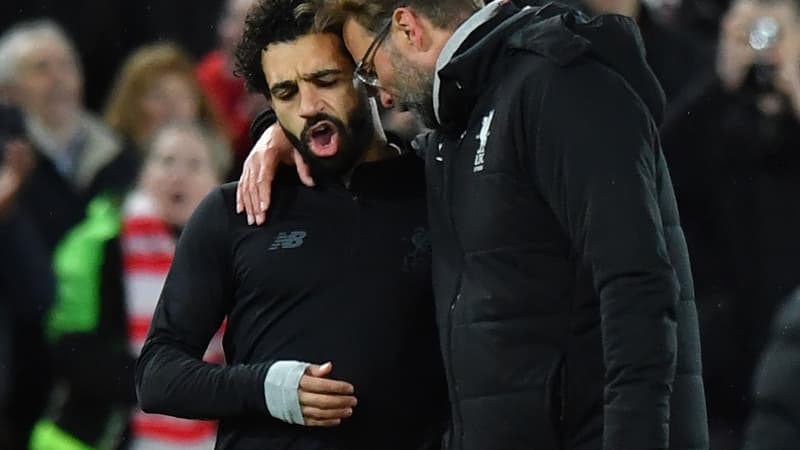 Mohamed Salah et Jürgen Klopp