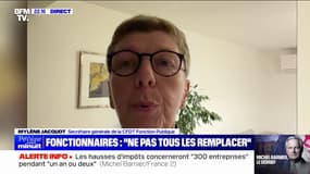 Fonctionnaires non remplacés: "Je pense que les prochaines semaines vont être tendues", assure Mylène Jacquot (CFDT fonction publique)