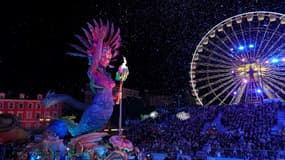Premier corso du Carnaval de Nice, sur le thème des océans, le 15 février 2025.