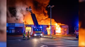 L'incendie du restaurant "À la cigogne" à Colmar (Haut-Rhin) dans la nuit du 29 au 30 janvier 2025.