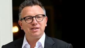 Le président de la CFTC Cyril Chabanier lors d'une réunion à l'hôtel Matignon, le 12 juillet 2023 à Paris