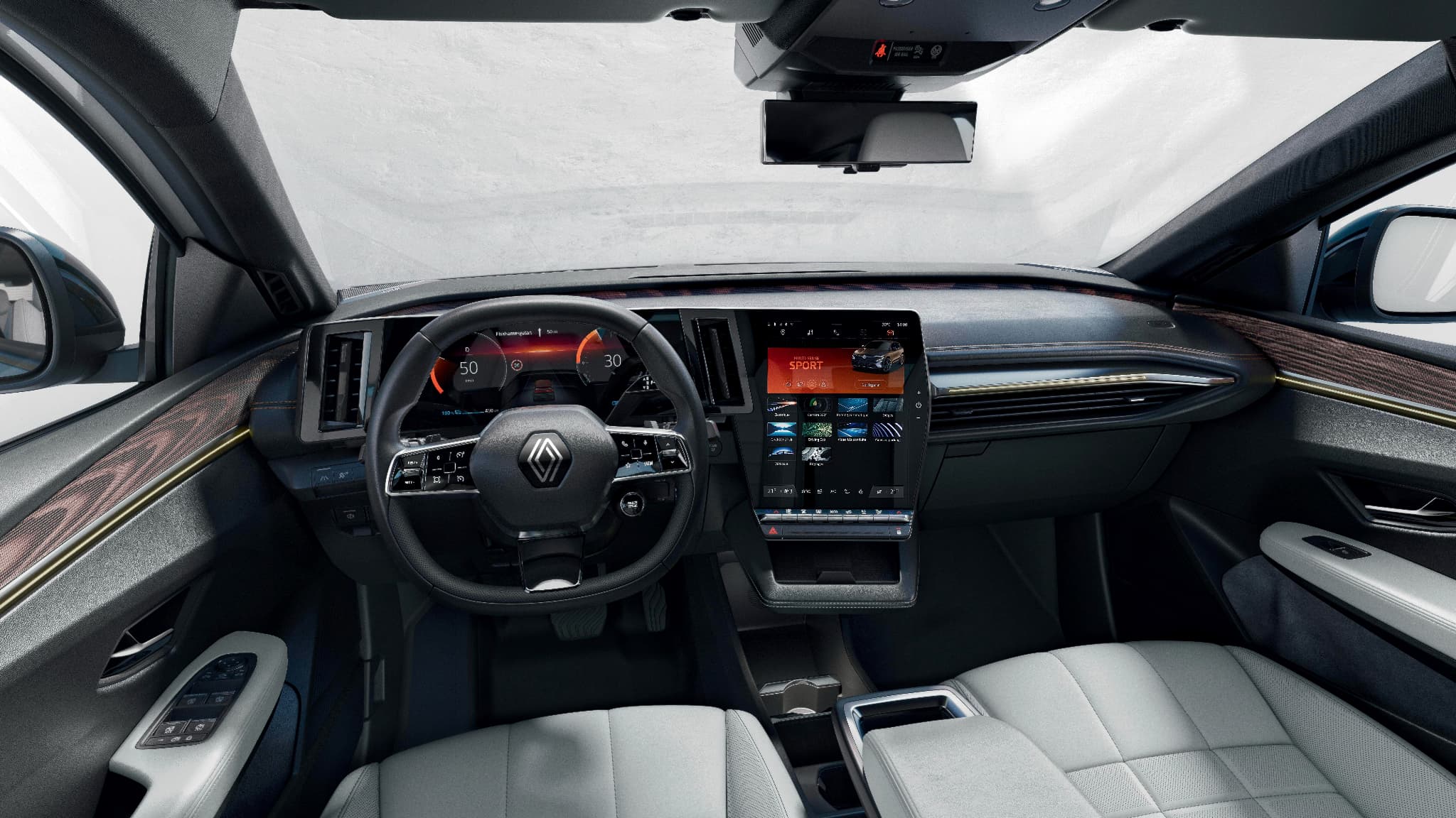 L'intérieur de la nouvelle Renault Mégane E-Tech 