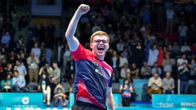 Alexis Lebrun, ici le 23 février, pourrait affronter le Chinois Wang Chuqin en huitième de finale