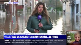 Inondations dans le Pas-de-Calais: le niveau de l'eau atteint encore les 1m40 à Montreuil-sur-mer