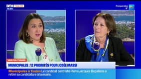 Josée Massi, maire de Toulon, évoque sa volonté de "remettre une police de quartier"