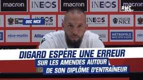 OGC Nice : "J'ai l'espoir que ce soit une erreur", répond Digard sur l'imbroglio autour de son diplôme 