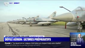 14-Juillet: la base d'Évreux se prépare à faire décoller les avions de chasse