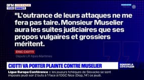 Eric Ciotti va porter plainte contre Renaud Muselier après ses propos sur le "système Ciotti"