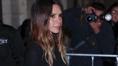 Victoria Beckham arrivant au ministère de la Culture, le 26 janvier 2026 à Paris.